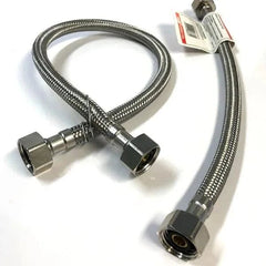 Haron B4F09 9″ (225mm) 1/2″F x 1/2″F Steel Braided Hose - Twin Eagle Imports