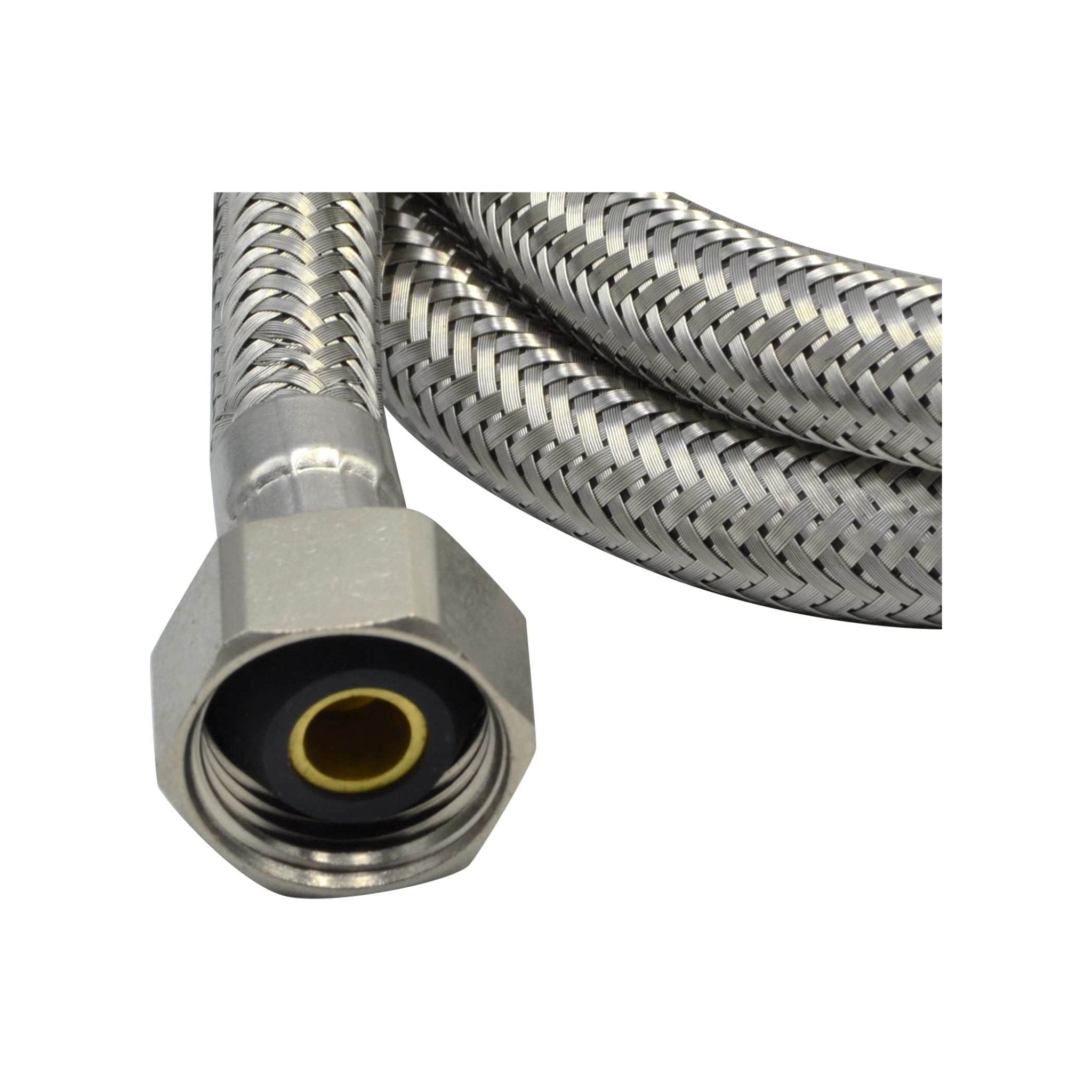 Haron B4F36 36″ (900mm) 1/2″F x 1/2″F Steel Braided Hose - Twin Eagle Imports