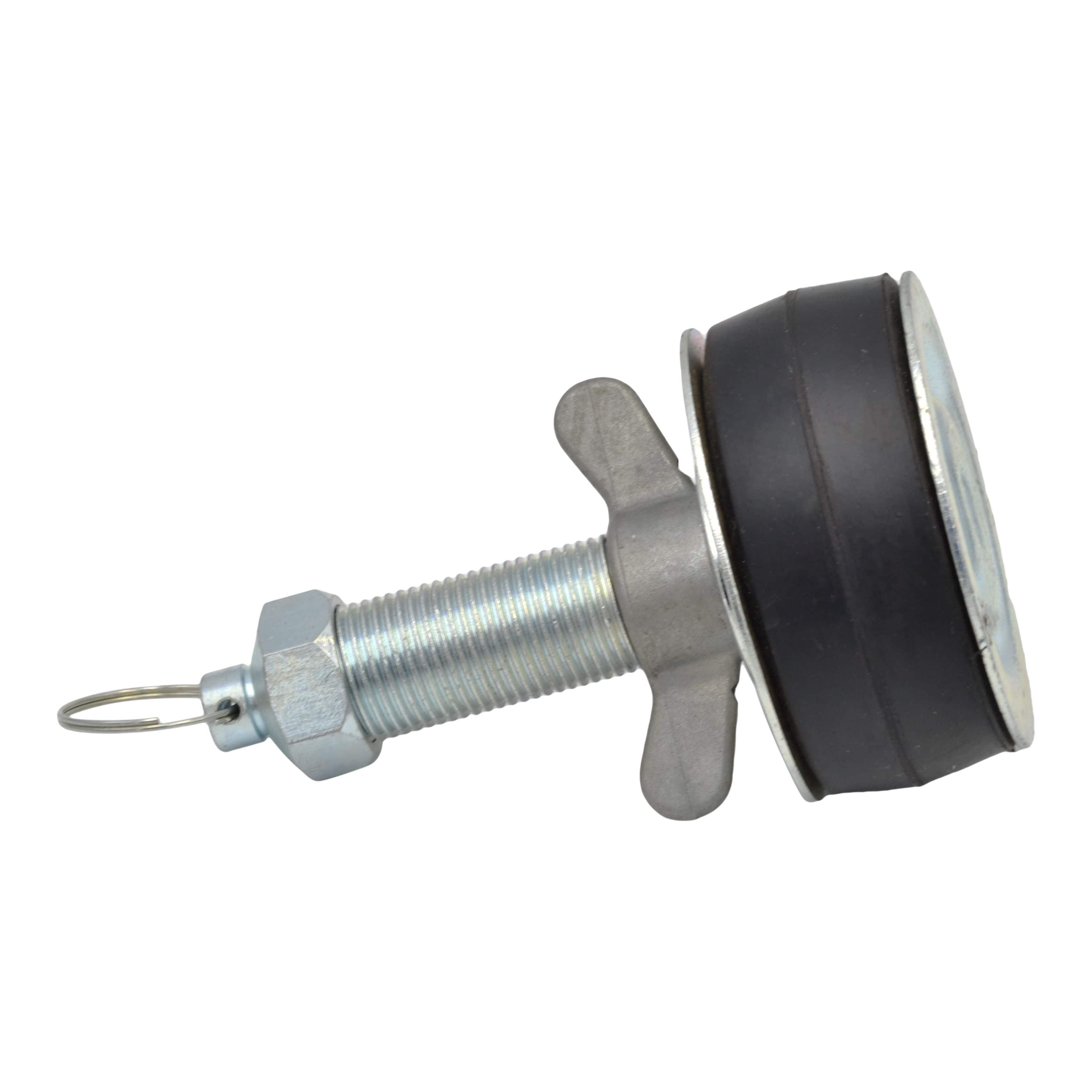 HARON Expanding Plumbing Plug 3"  75mm Steel Expanding Plug with 1/2" Bypass 73-90mm Range