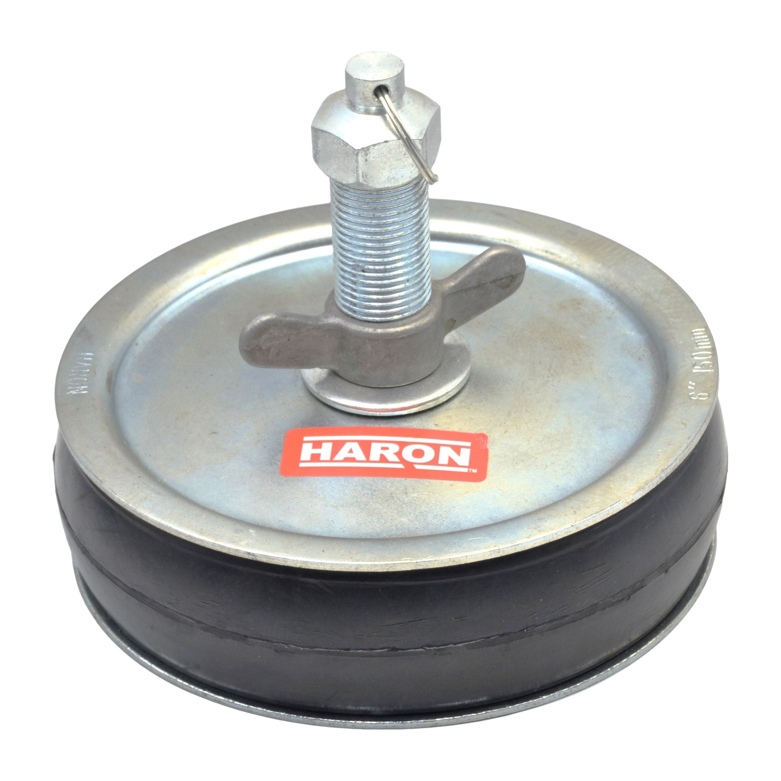 HARON Expanding Plumbing Plug 6" 150mm Steel Expanding Plug with 1/2" Bypass 140-165mm Range