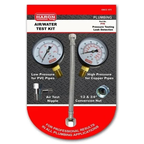 HARON Gauges & Pumps Haron PTG Air and Water Pressure Test Kit