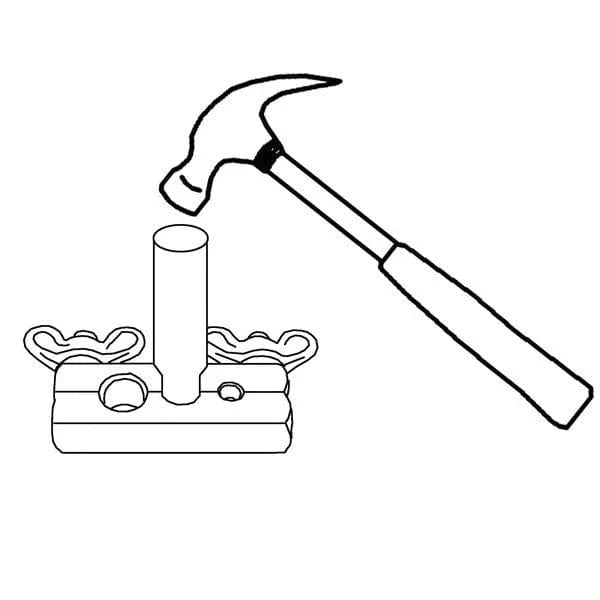 Haron H106 1/2 & 3/4″ Heavy Duty Block and Pin Flaring Tool - Twin Eagle Imports