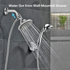 HARON Tap Repair Tool Chrome Two Way Shower Arm Diverter Valve Shower Head Splitter