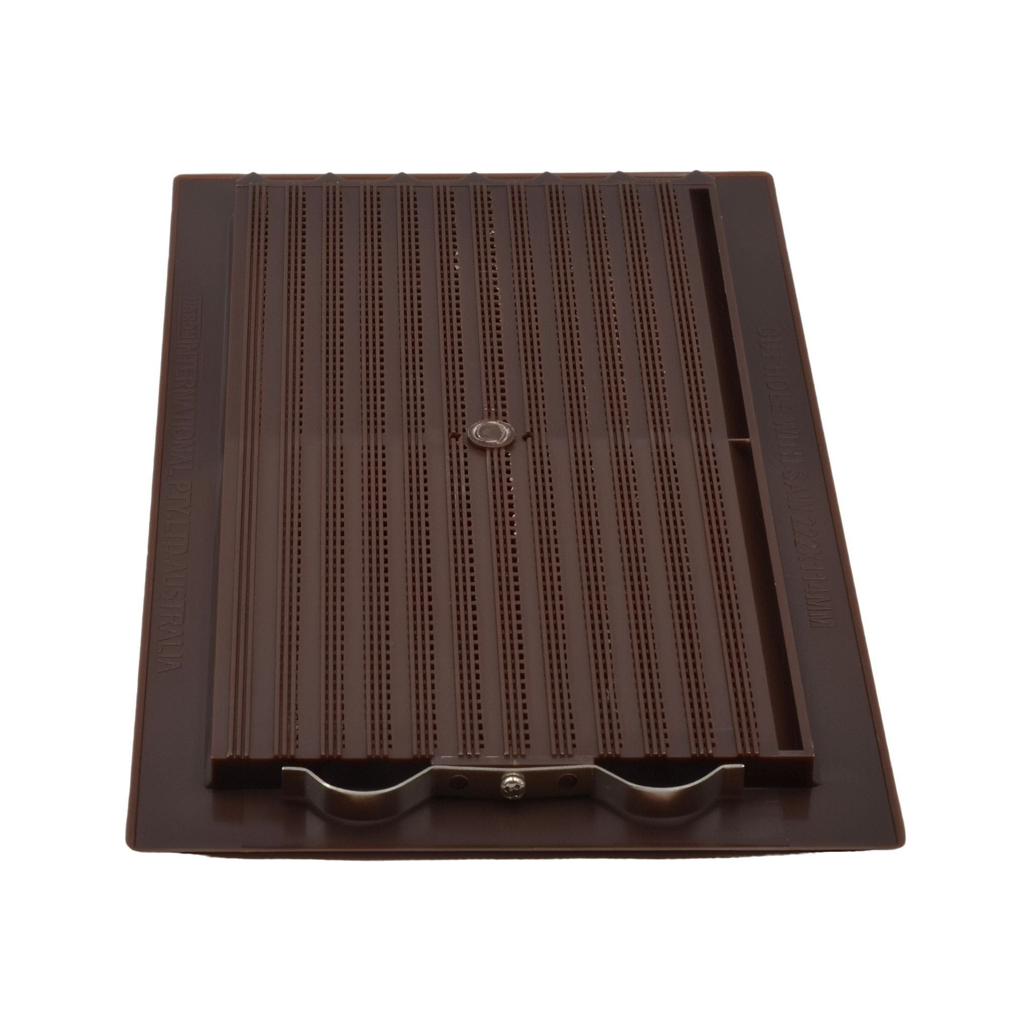HARON Vent Haron 95B Wall Vent – Brown. Vent Facing 245 x 145mm