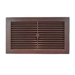 HARON Vent Haron 95B Wall Vent – Brown. Vent Facing 245 x 145mm
