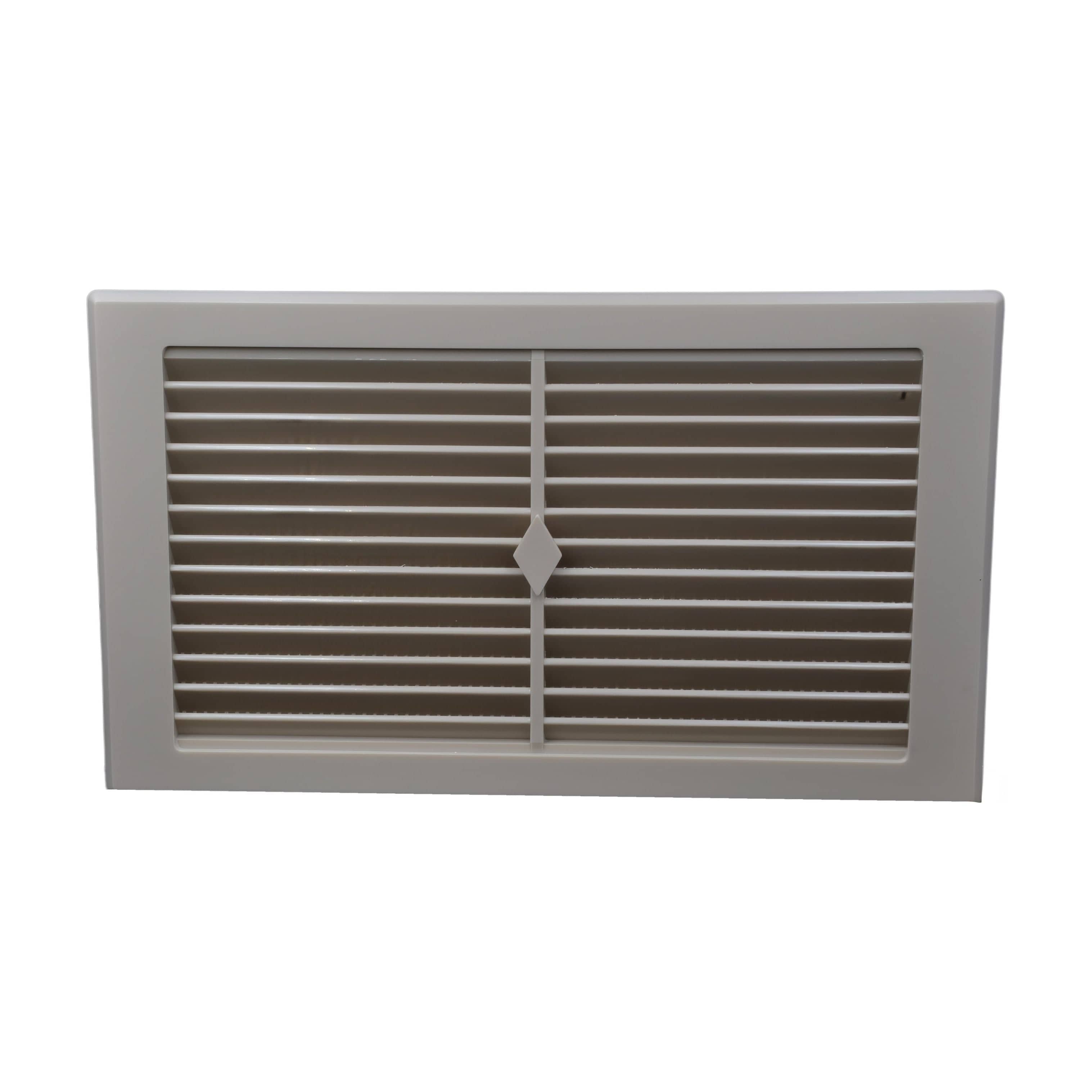 HARON Vent Haron 95F Wall Vent – Fawn. Vent Facing 245 x 145mm