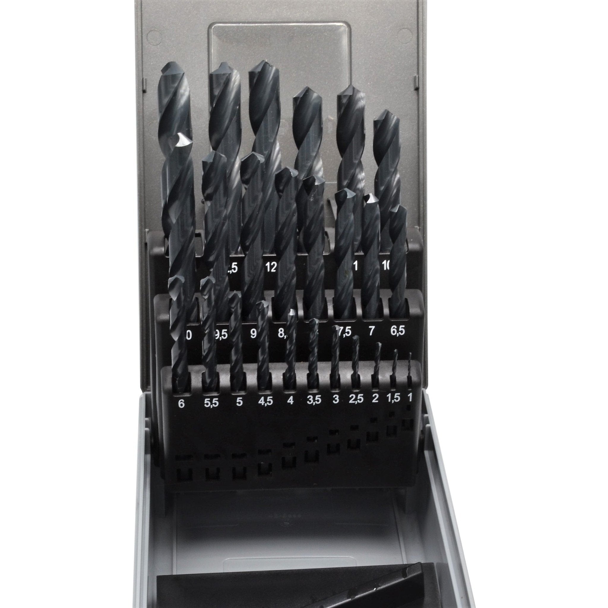 Hepyc 1-13 mm HSS Drill Bit Set 0.5 mm Increments 25 Pc Kit - Twin Eagle Imports