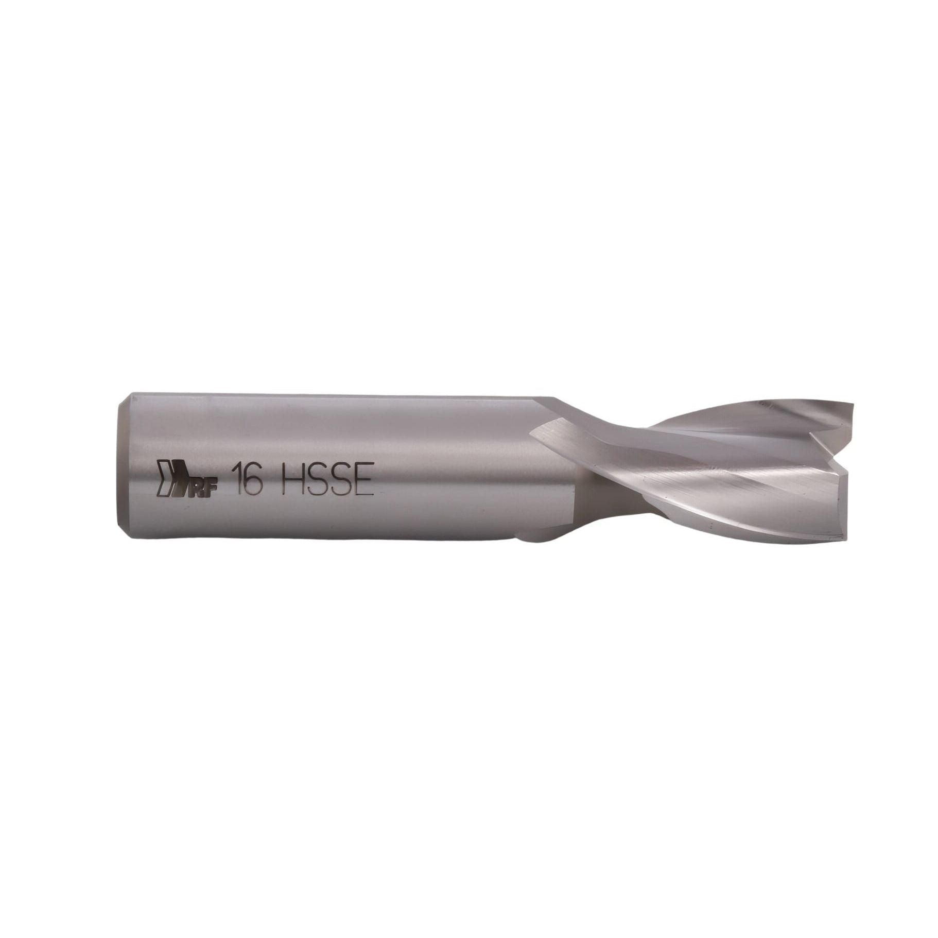 Hepyc 16mm Cobalt HSS End Mill DIN327N Short Series 2 Flute 30° Helix - Twin Eagle Imports