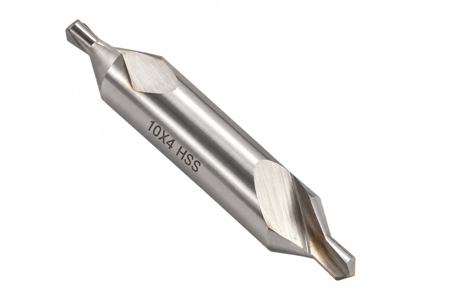 Hepyc 4mm HSS DIN333A Centre Drill 118° Tip 60° Centre Angle - Twin Eagle Imports