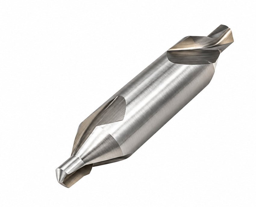Hepyc 5mm HSS DIN333A Centre Drill 118° Tip 60° Centre Angle - Twin Eagle Imports