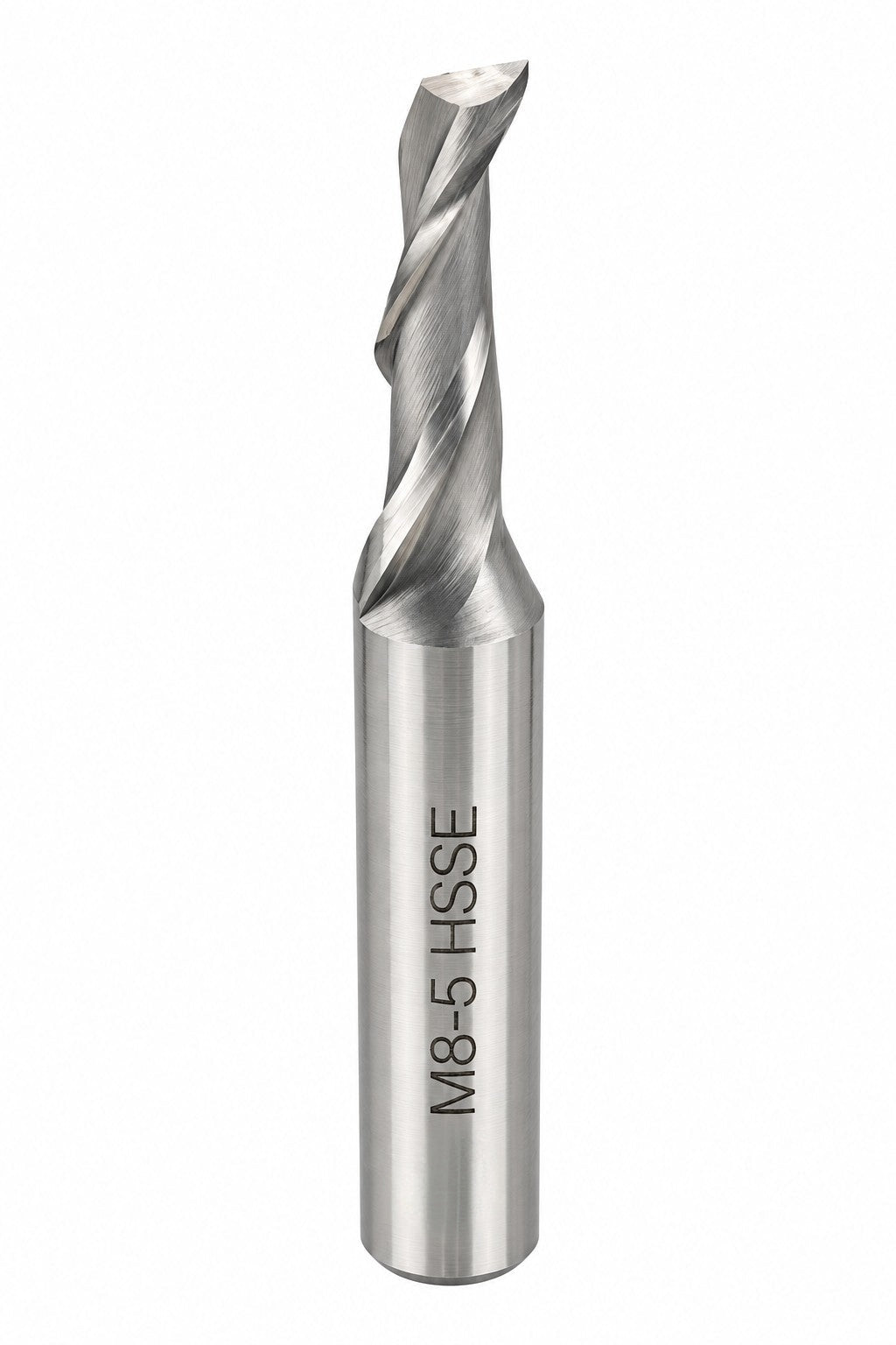 Hepyc 5mm HSSE End Mill 1 Flute 45° Helix Short Series 60mm - Twin Eagle Imports