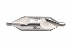 Hepyc 6.3mm HSS DIN333A Centre Drill 118° Taper Shank 80mm Length - Twin Eagle Imports