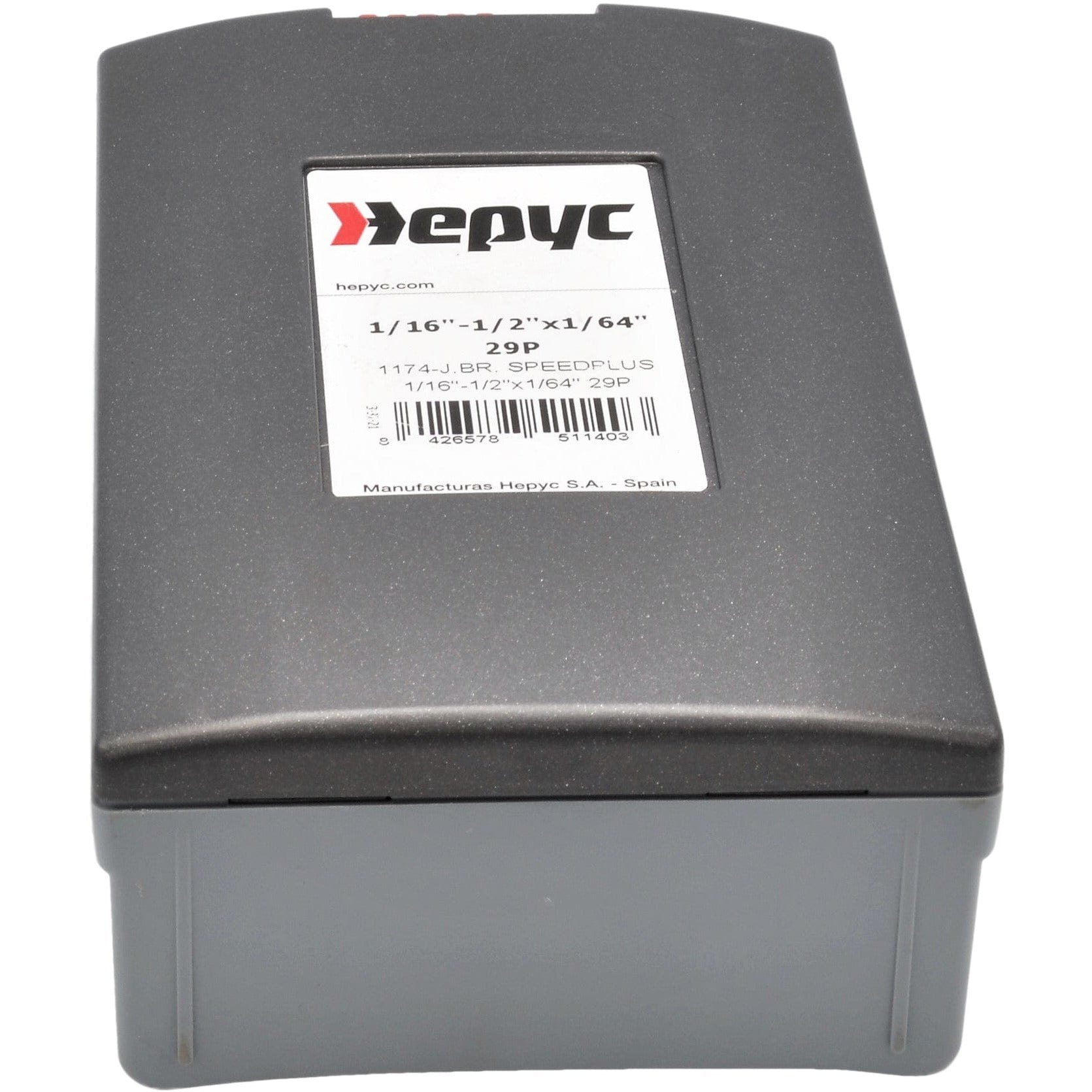 Hepyc Drill Bits Hepyc 1/16"- 1/2" HSS Drill Bit Set 1/64 Increments 29 Pc Kit