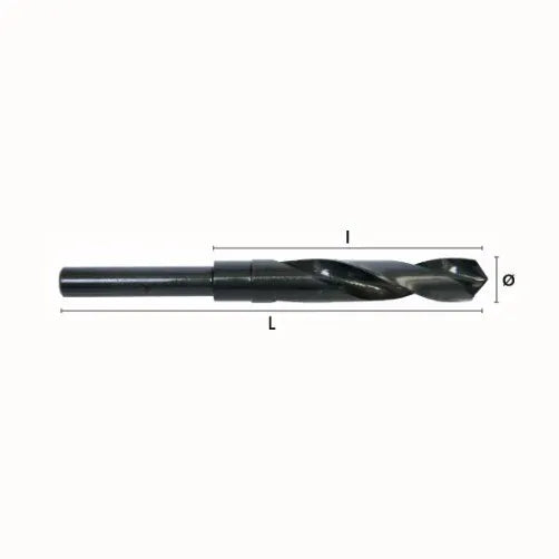 HEPYC DRILLS Hepyc 1-1/8" HSS Reduced Shank Drill DIN 338