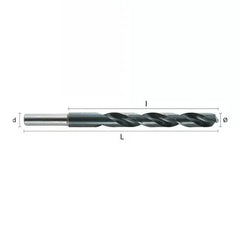 HEPYC DRILLS Hepyc 22mm HSS Reduced Shank Drill DIN 338