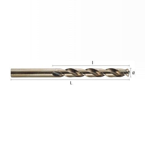 HEPYC DRILLS Hepyc 6.5mm HSS-Co Jobber Drill Bit – DIN 338