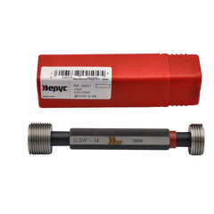 Hepyc GO / NO GO Thread Plug Gauge G 3/4-14 ISO228-2 - Twin Eagle Imports