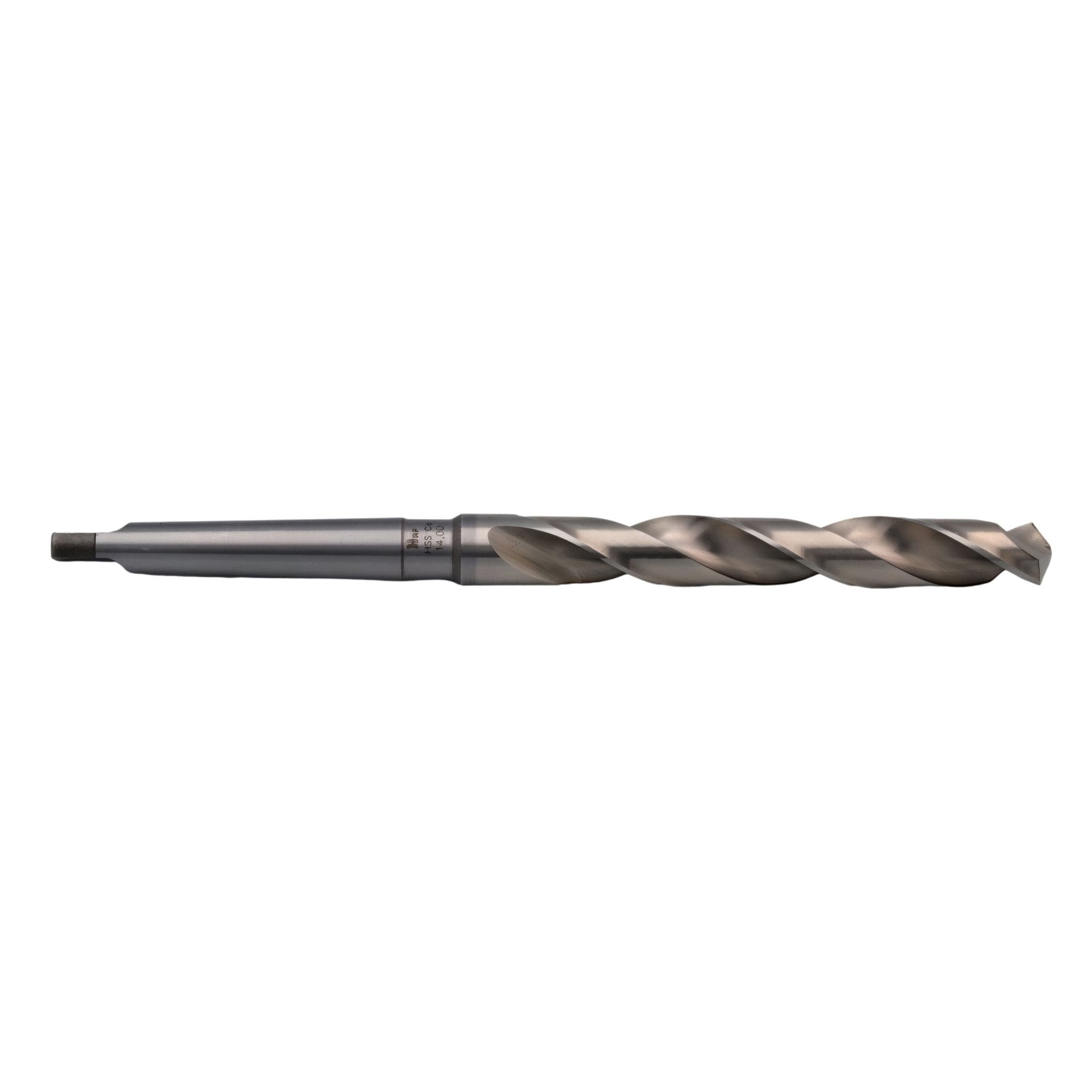Hepyc HSSCo Taper Shank Drill Bit 14.0mm DIN345N CM1 - Twin Eagle Imports