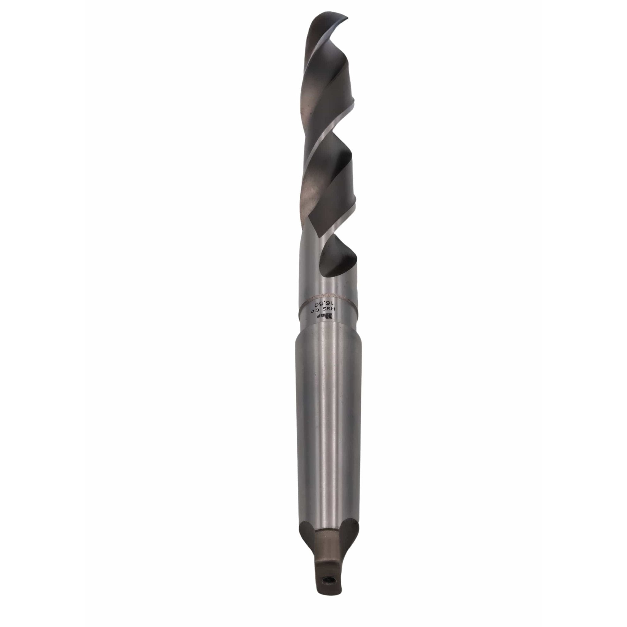 Hepyc HSSCo Taper Shank Drill Bit 16.5mm DIN345N CM2 - Twin Eagle Imports