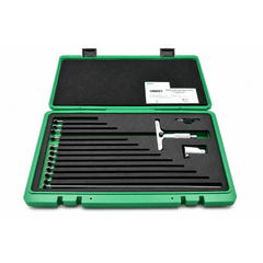 Insize 12pc Imperial Depth Micrometer 0-12" Range Series 3241-12 - Twin Eagle Imports