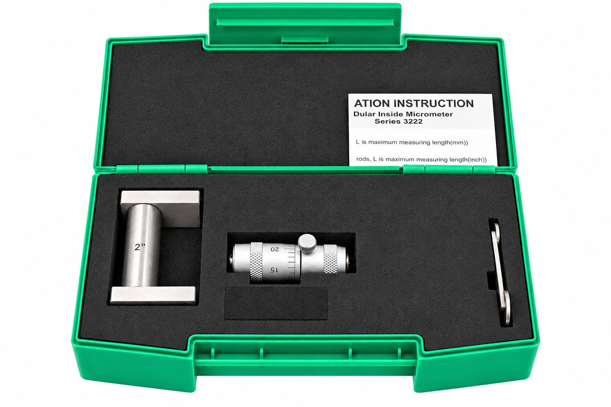 Insize 3222-25 Tubular Inside Micrometer 2"–2.5" Range 0.001" Graduation - Twin Eagle Imports