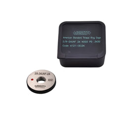 Insize American Standard Thread Ring Gauge 3/8-24 UNF Class 2A NOGO Series 4121-3C2N - Twin Eagle Imports