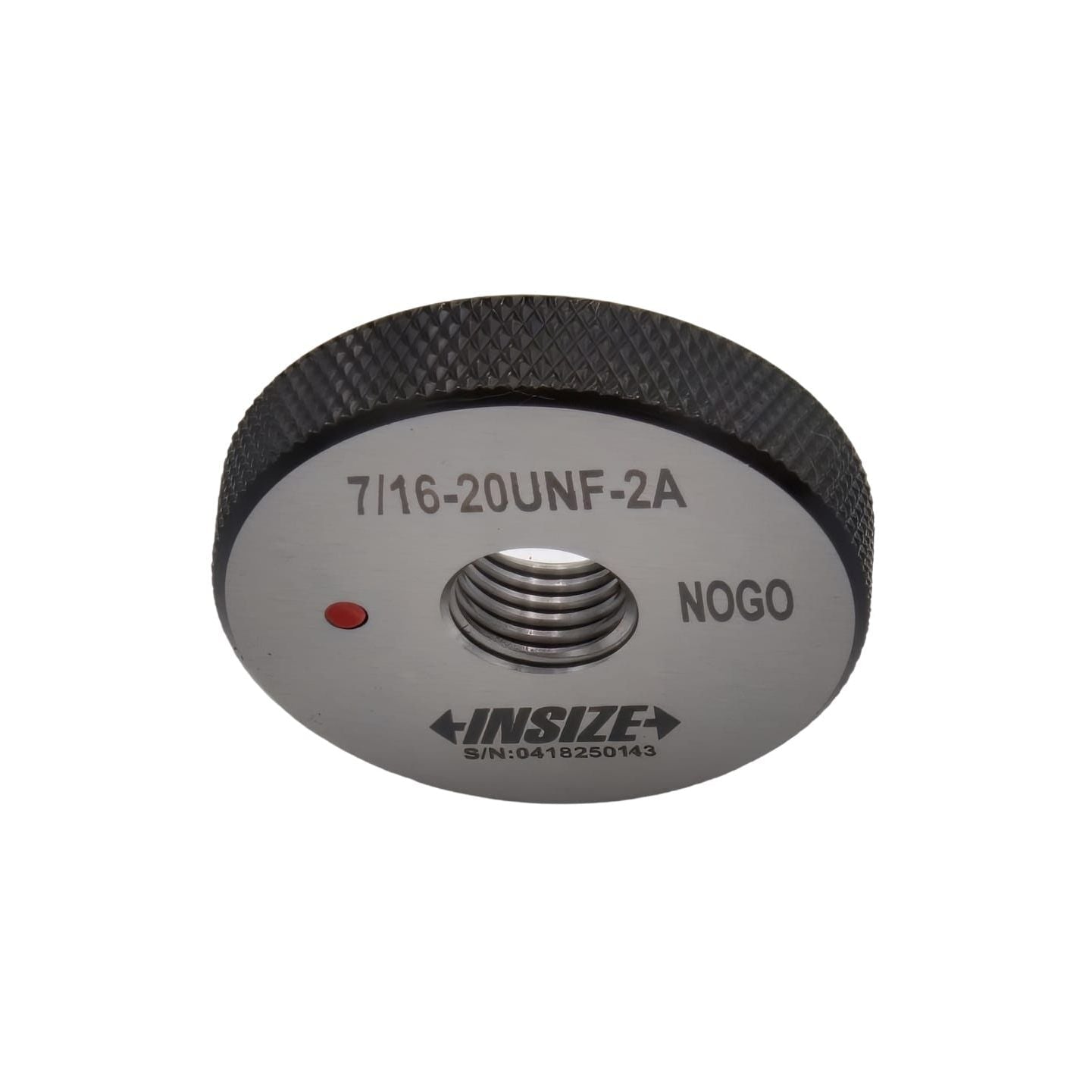 Insize American Standard Thread Ring Gauge 7/16-20 UNF Class 2A NOGO Series 4121-7D2N - Twin Eagle Imports