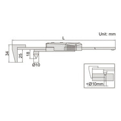 Insize Digital Back-Jaw Edge to Center Caliper Range Series 1524-300 - Twin Eagle Imports