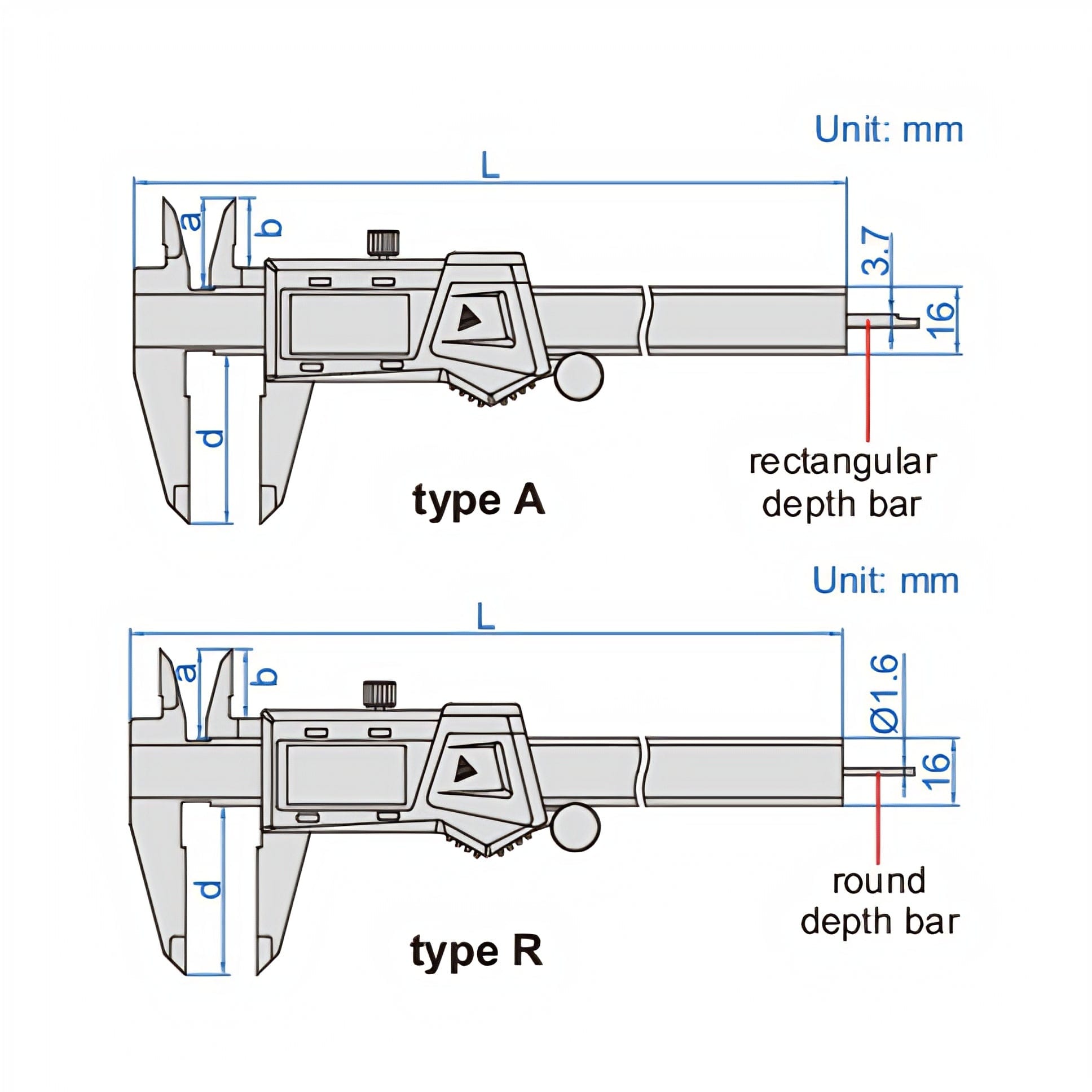 Insize Digital Caliper 0-300mm / 0-12" Range Series 1103-300 - Twin Eagle Imports