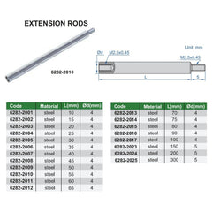 Insize Extension Rod 20mm Range Series 6282-2003 - Twin Eagle Imports