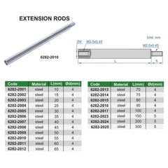 Insize Extension Rod 50mm Range Series 6282-2009 - Twin Eagle Imports