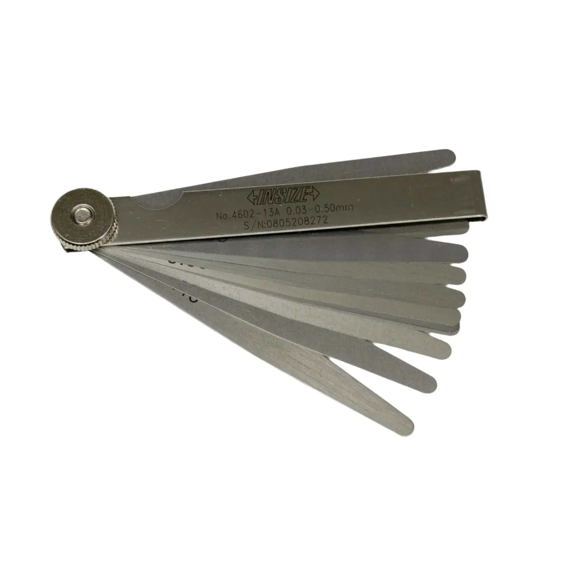 Insize Feeler Gauge 13pc Set 0.03-0.50mm Range Series 4602-13A - Twin Eagle Imports