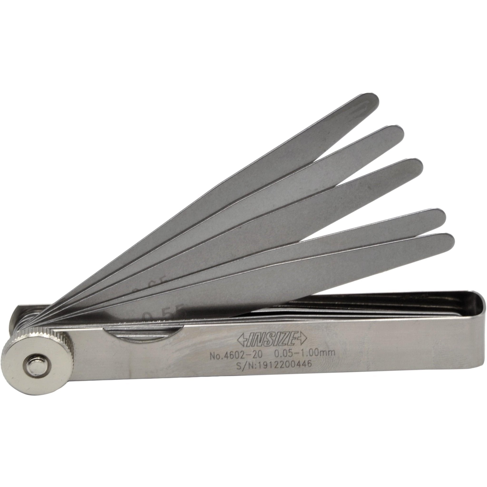 Insize Feeler Gauge 20pc Set 0.05-1mm Range Series 4602-20 - Twin Eagle Imports