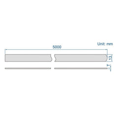 Insize Feeler Gauge Tape 0.8mm Range Series 4621-80 - Twin Eagle Imports