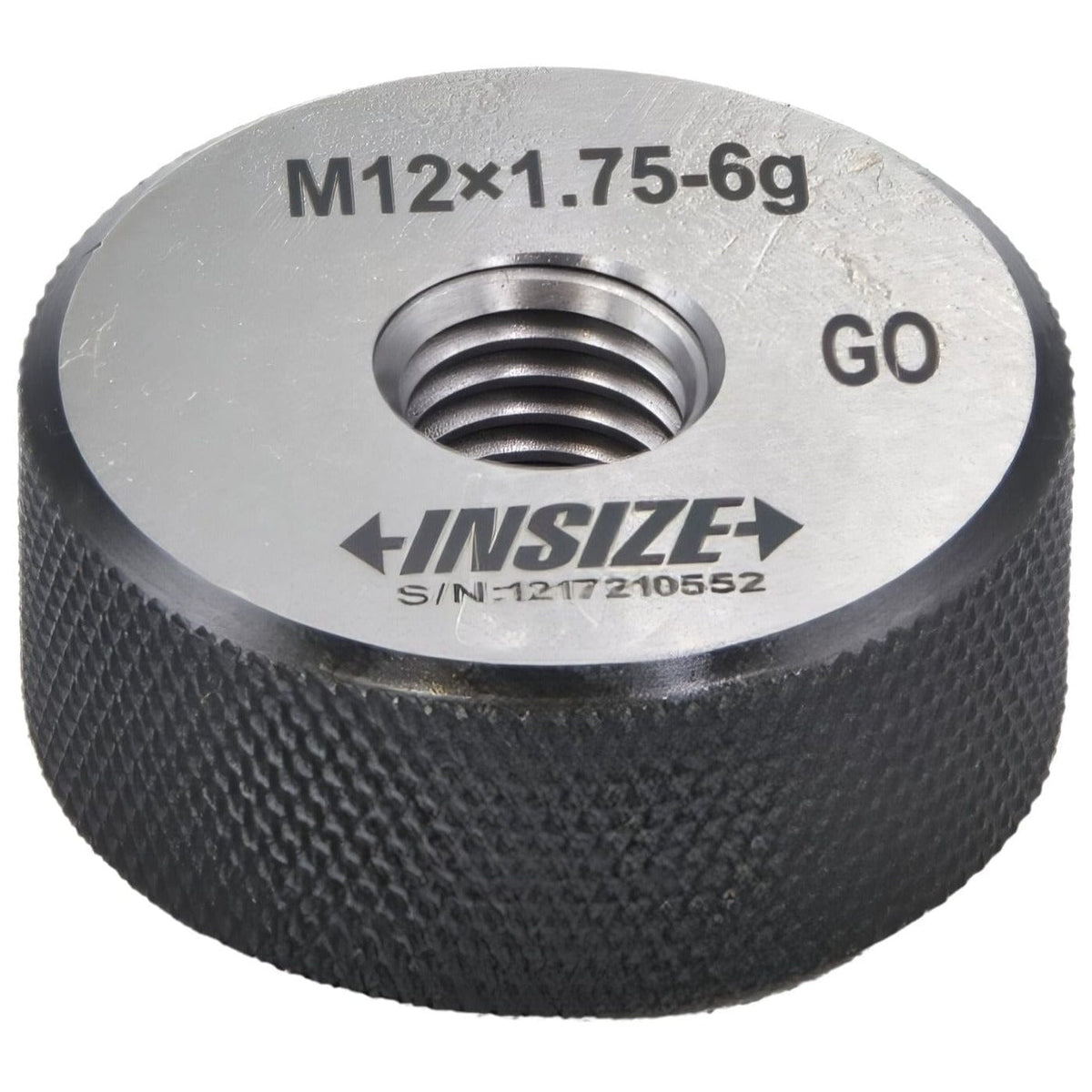 Insize GO Thread Ring Gauge M12X1.75 Series 4120-12 - Twin Eagle Imports