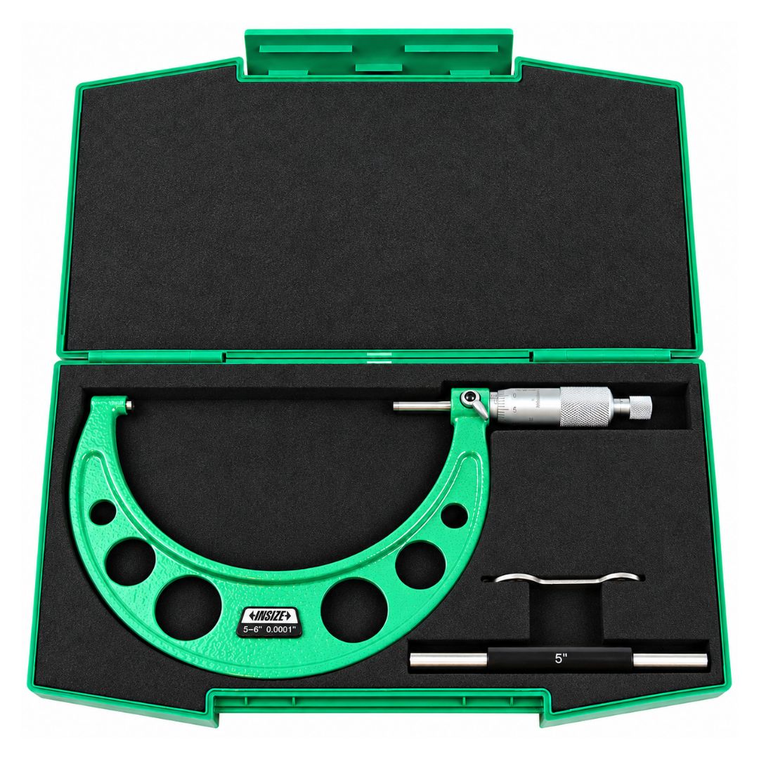Insize Imperial Outside Micrometer 5-6" Range Series 3203-6A - Twin Eagle Imports