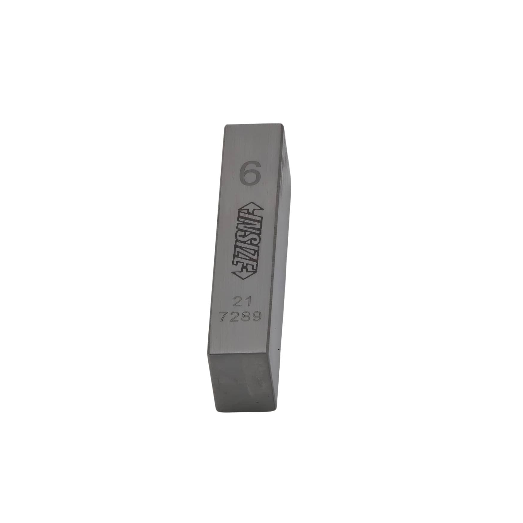 Insize Individual Steel Gauge Block 6mm Grade 2 Series 4101-C6 - Twin Eagle Imports