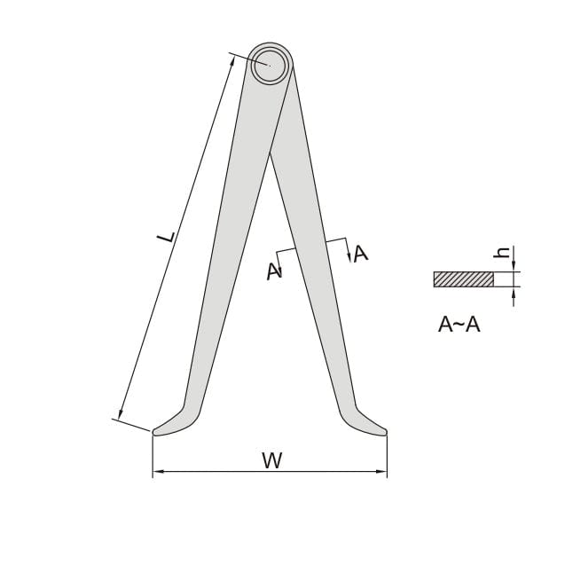 Insize Inside Caliper 0-300mm Range Series 7240-300 - Twin Eagle Imports