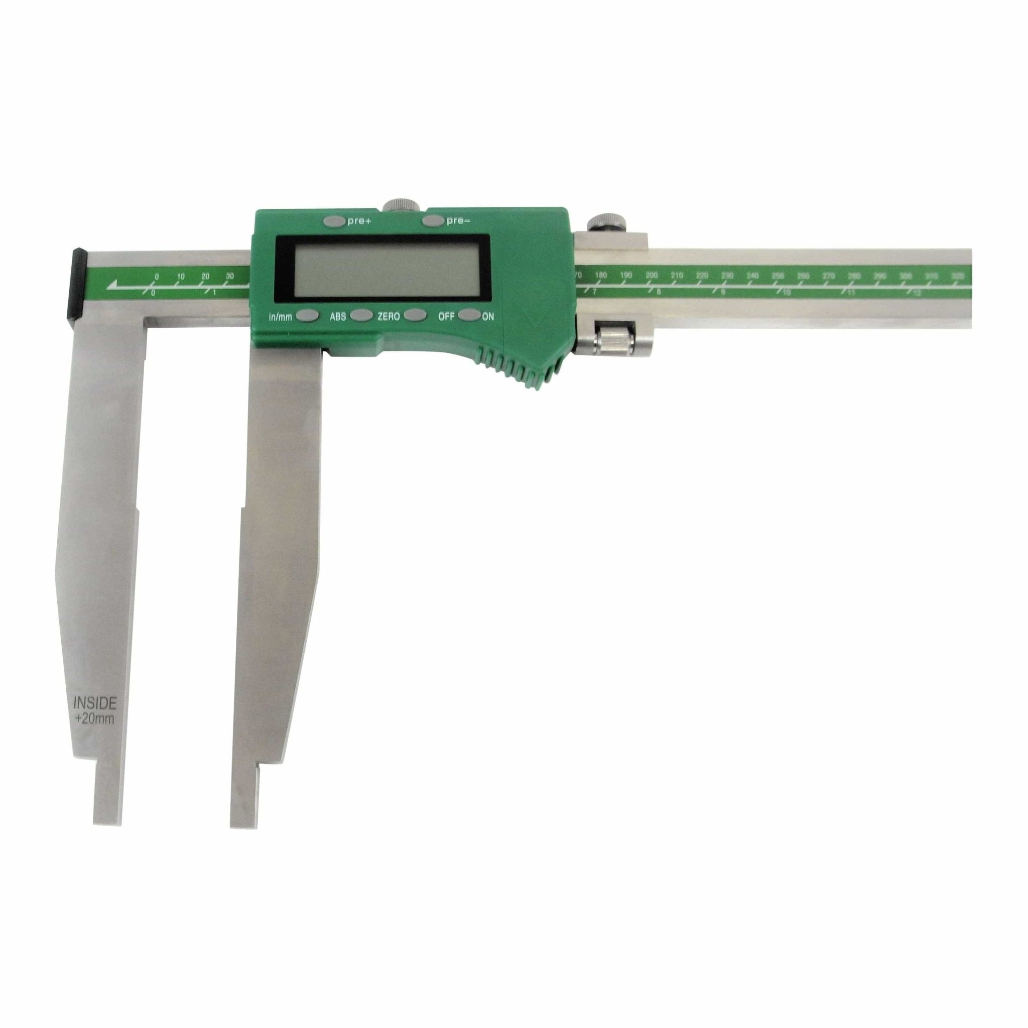 Insize Long Jaw Digital Caliper 0-500mm / 0-20" Range Series 1106-503 - Twin Eagle Imports