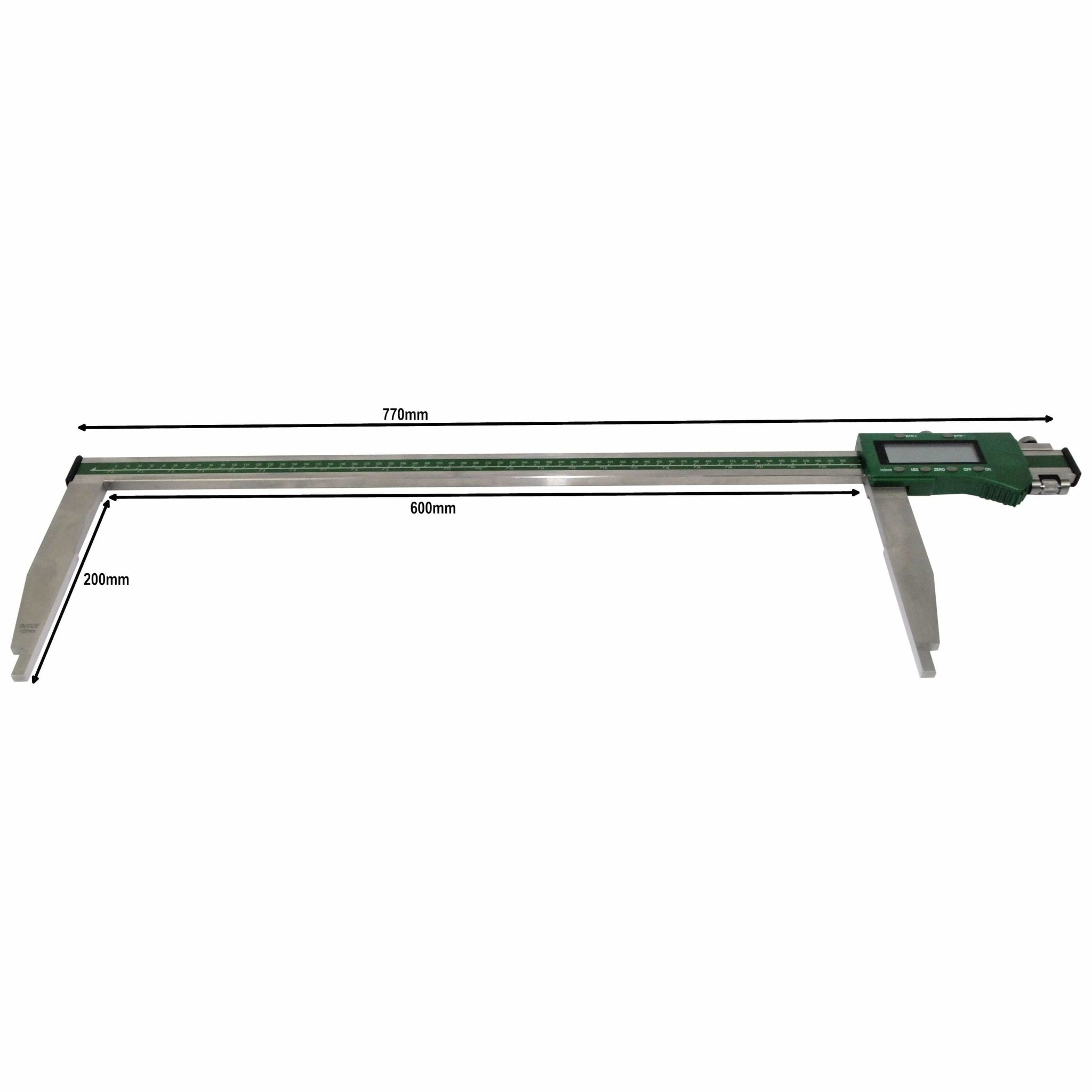Insize Long Jaw Digital Caliper 0-600mm / 0-24" Range Series 1106-603 - Twin Eagle Imports