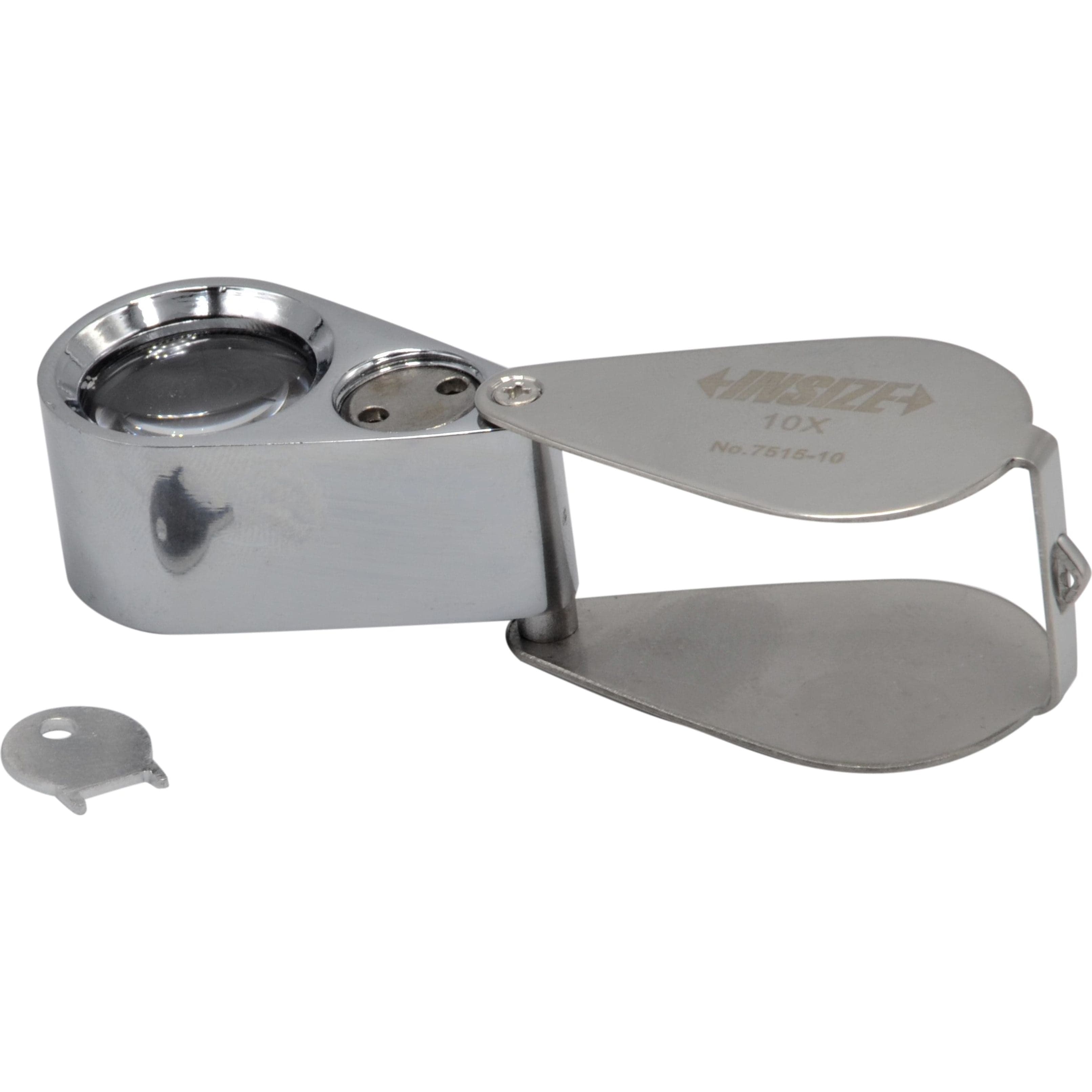 INSIZE Magnification Glasses Insize x10 Illuminated Pocket Magnification Lens - Series 7515-10