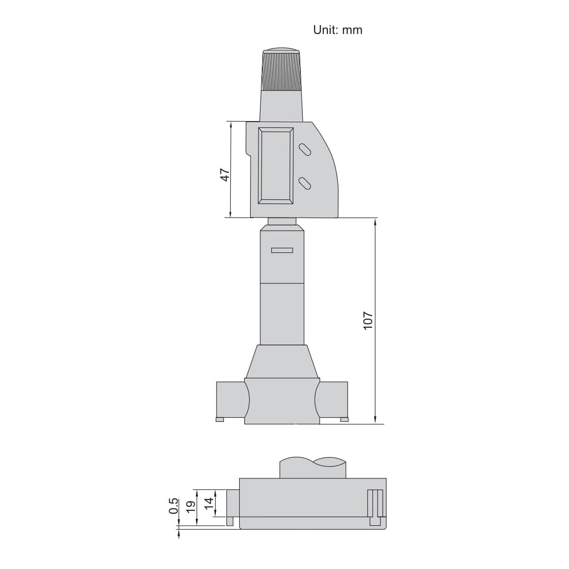 INSIZE Manufacturing Insize Digital Three Points Micrometer Set 70-100mm/ 2.76-3.94" Range Series 3128-100