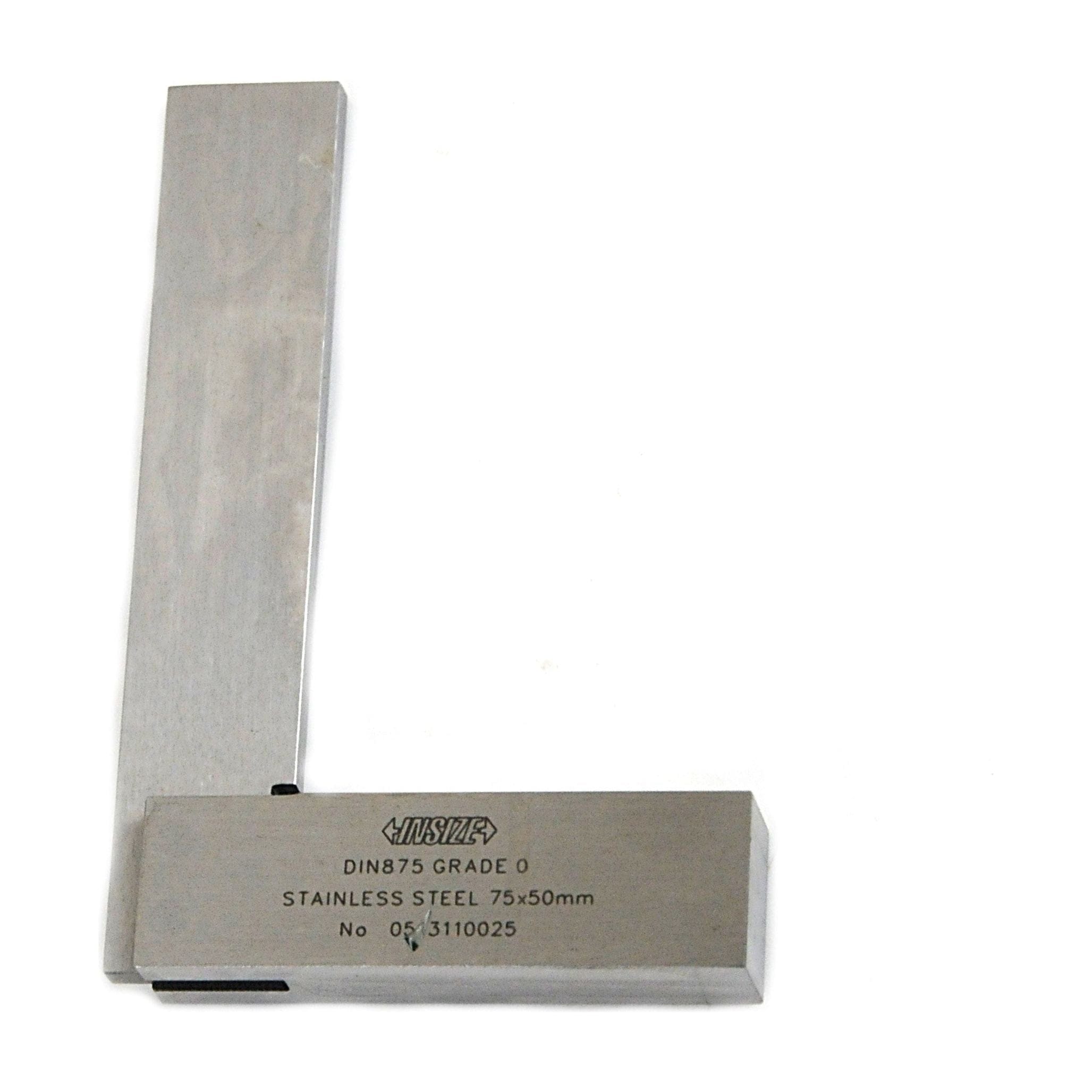 INSIZE Measuring Equipment Insize 90° Flat Edge Square 75x50mm Range Series 4792-75