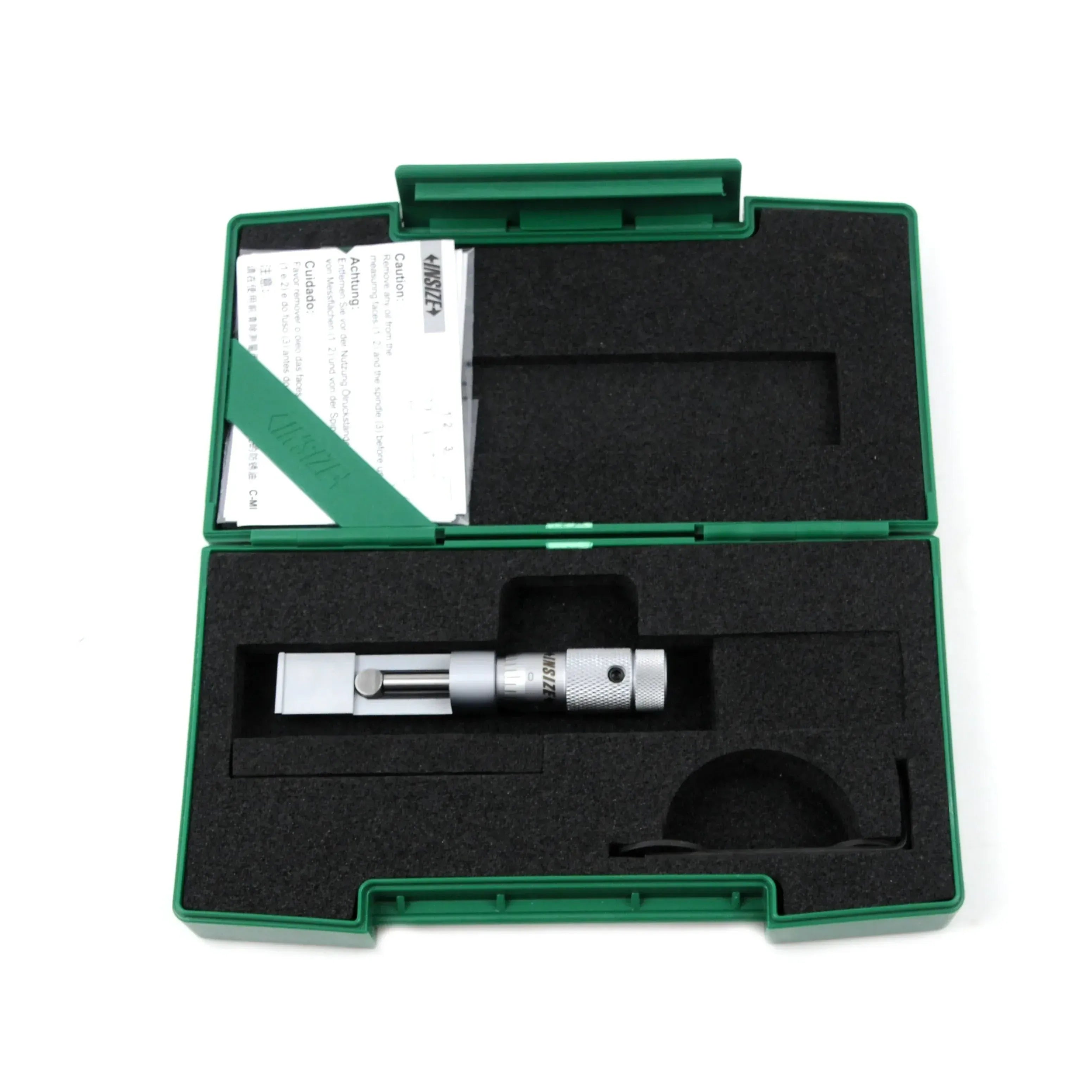 INSIZE MEASURING EQUIPMENT Insize Aluminium Can Seam Micrometer 0-0.6" Range Series 3293-062