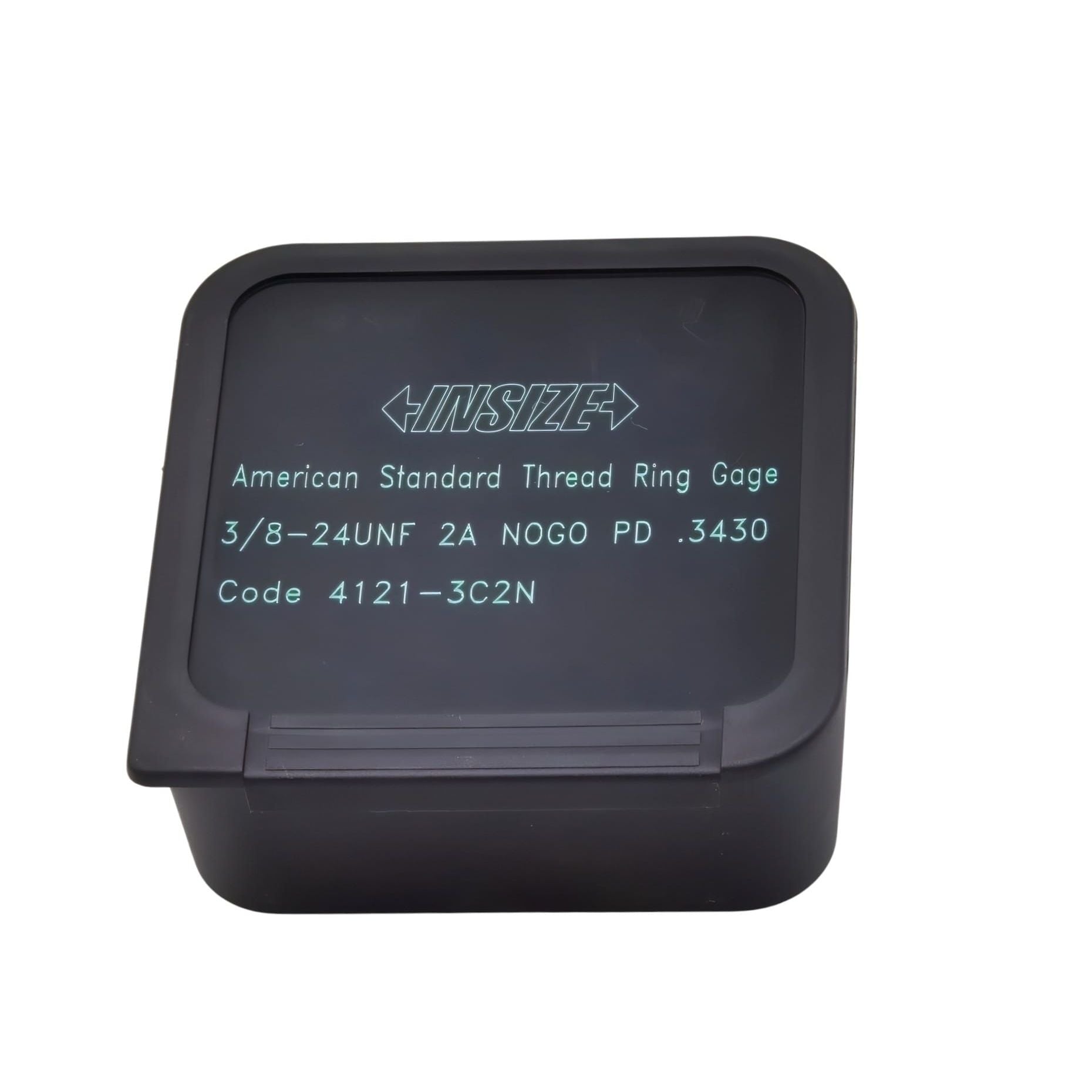 INSIZE MEASURING EQUIPMENT Insize American Standard Thread Ring Gauge 3/8-24 UNF Class 2A NOGO Series 4121-3C2N