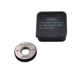 INSIZE MEASURING EQUIPMENT Insize American Standard Thread Ring Gauge 5/8-18 UNF Class 2A NOGO Series 4121-5C2N