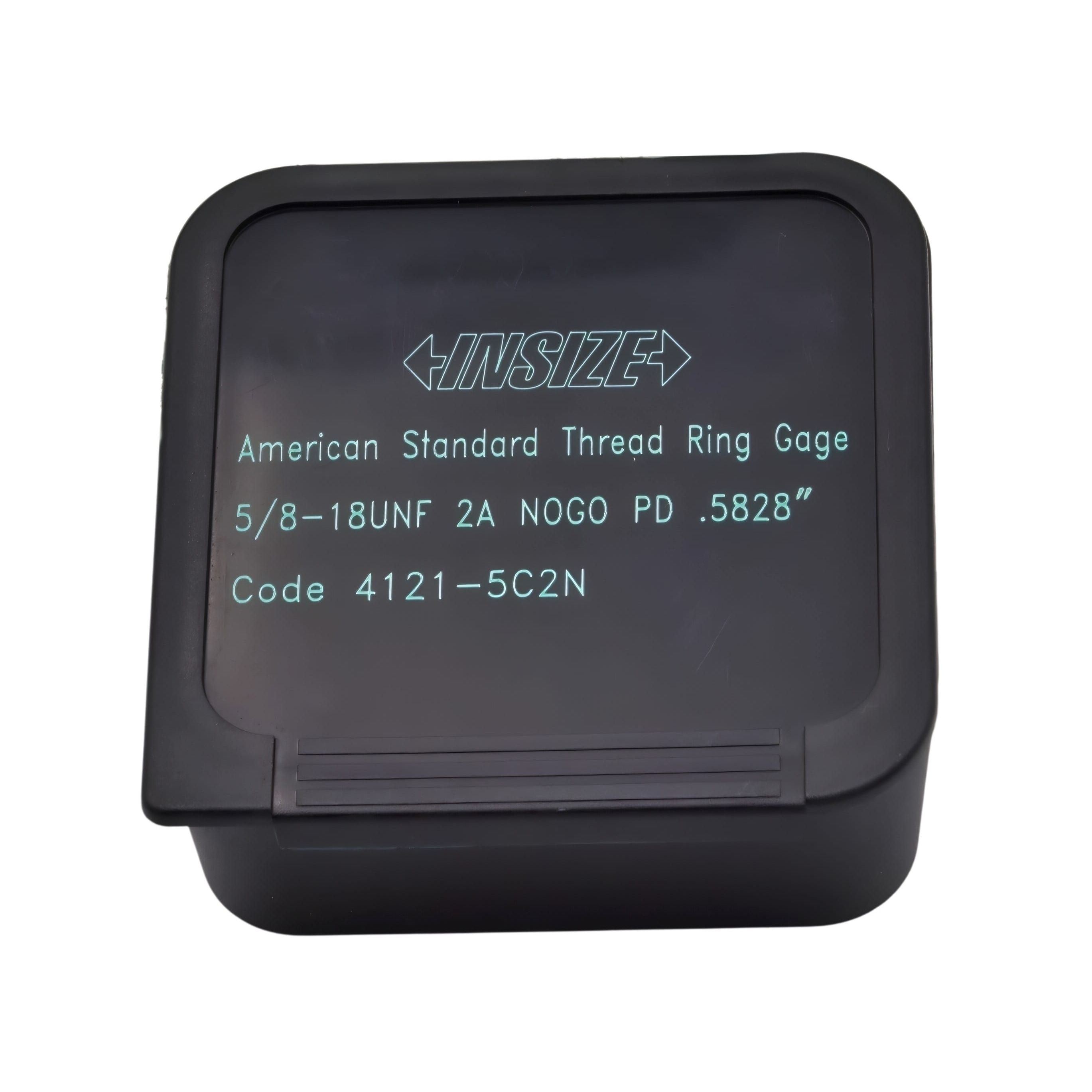 INSIZE MEASURING EQUIPMENT Insize American Standard Thread Ring Gauge 5/8-18 UNF Class 2A NOGO Series 4121-5C2N