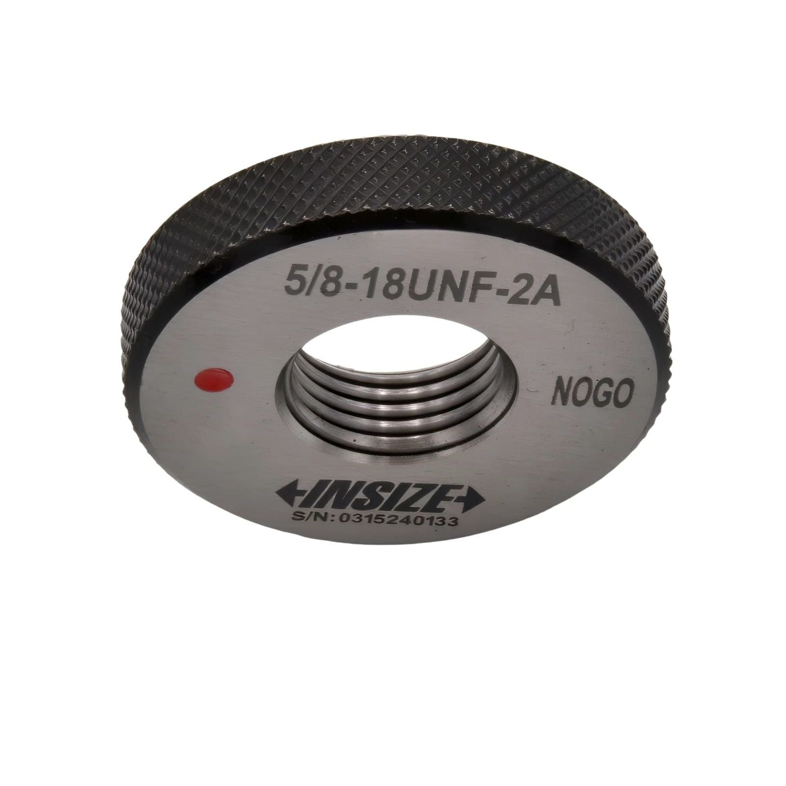 INSIZE MEASURING EQUIPMENT Insize American Standard Thread Ring Gauge 5/8-18 UNF Class 2A NOGO Series 4121-5C2N