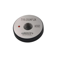 INSIZE MEASURING EQUIPMENT Insize American Standard Thread Ring Gauge 7/16-20 UNF Class 2A NOGO Series 4121-7D2N