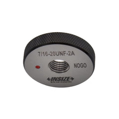 INSIZE MEASURING EQUIPMENT Insize American Standard Thread Ring Gauge 7/16-20 UNF Class 2A NOGO Series 4121-7D2N